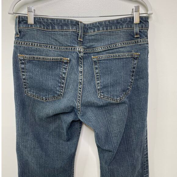 Gap Flare Stretch Jeans Mid Rise Denim 5 Pocket Medium Wash Blue Womens Size 10 - Picture 4 of 9